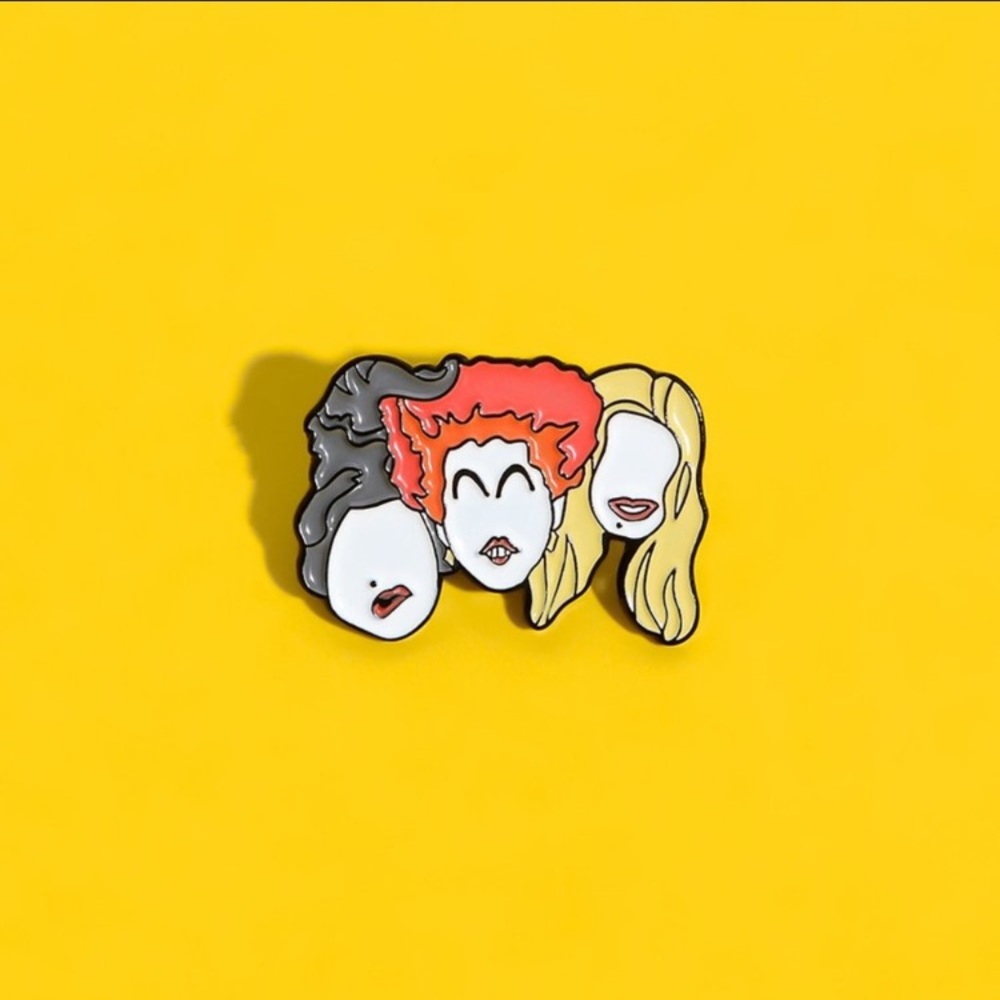 1 LEFT! Hocus Pocus Witch Witches Halloween Pin - Picture 3 of 10